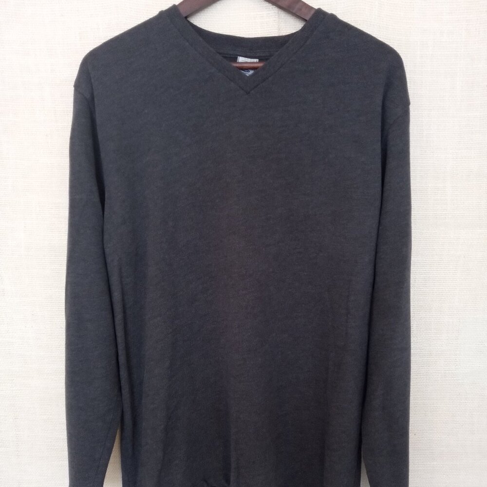 Old Navy Dark Gray V-Neck Sweater